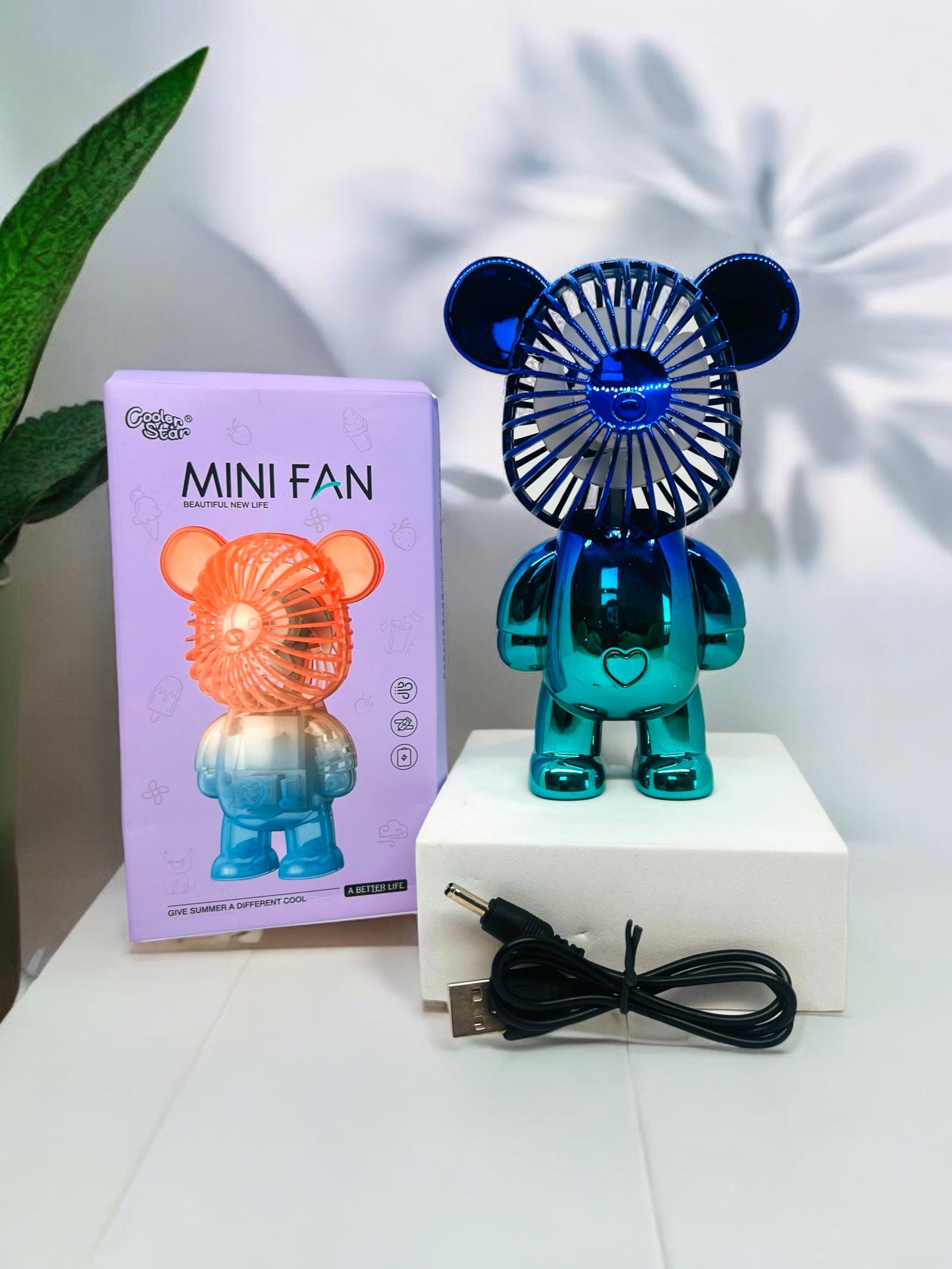 Cute Bear Mini Fan